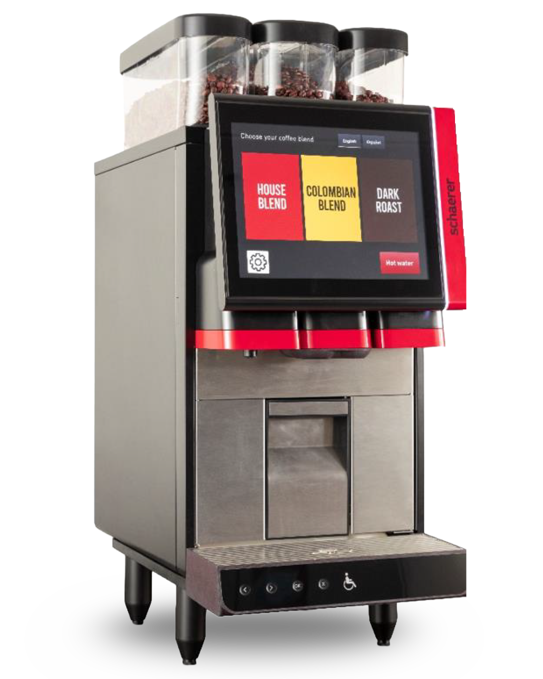 schaerer bean to cup machine