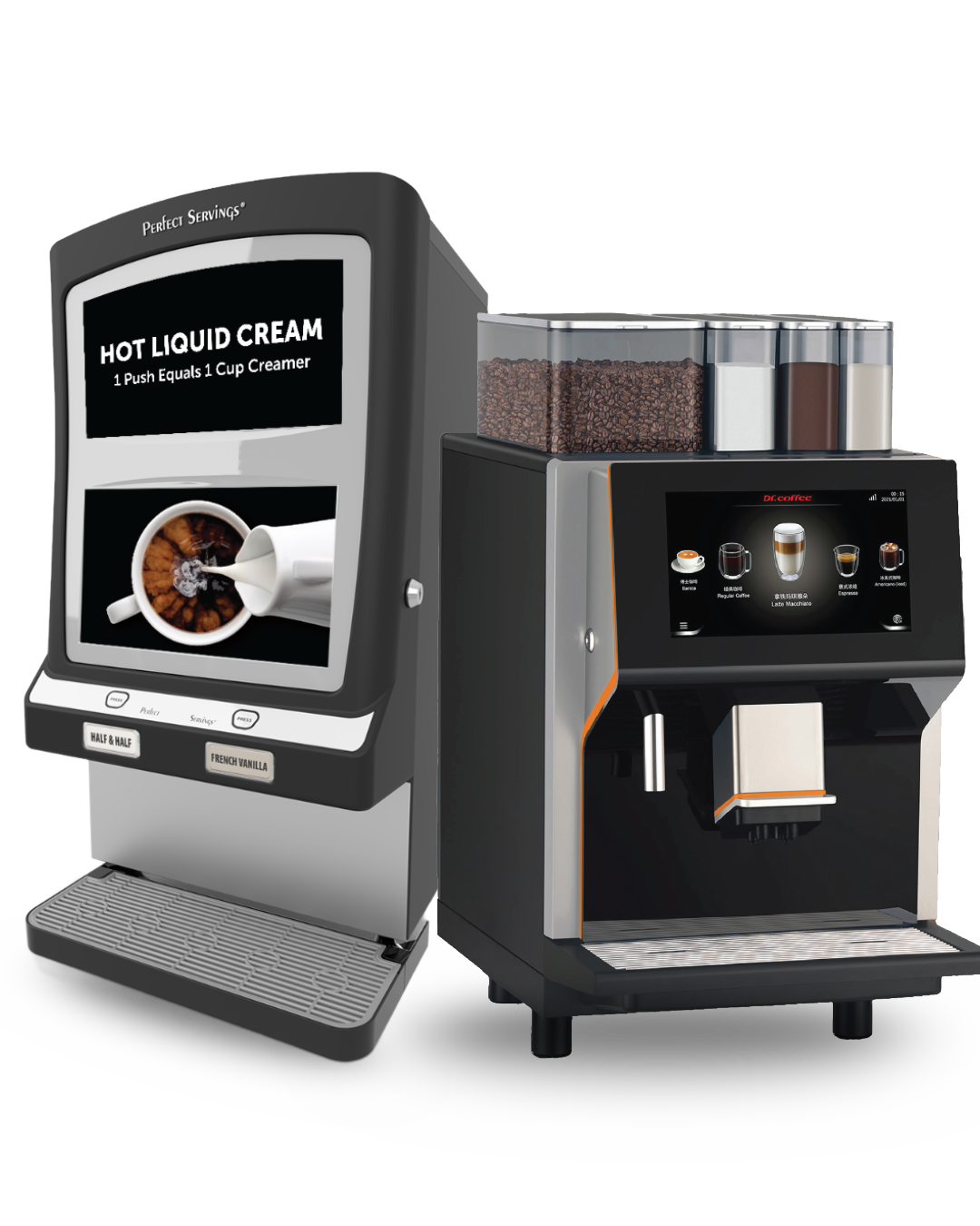 Two pieces of beverage equipment